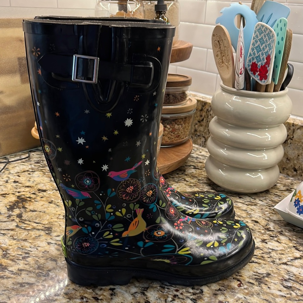 Western chien rainboots